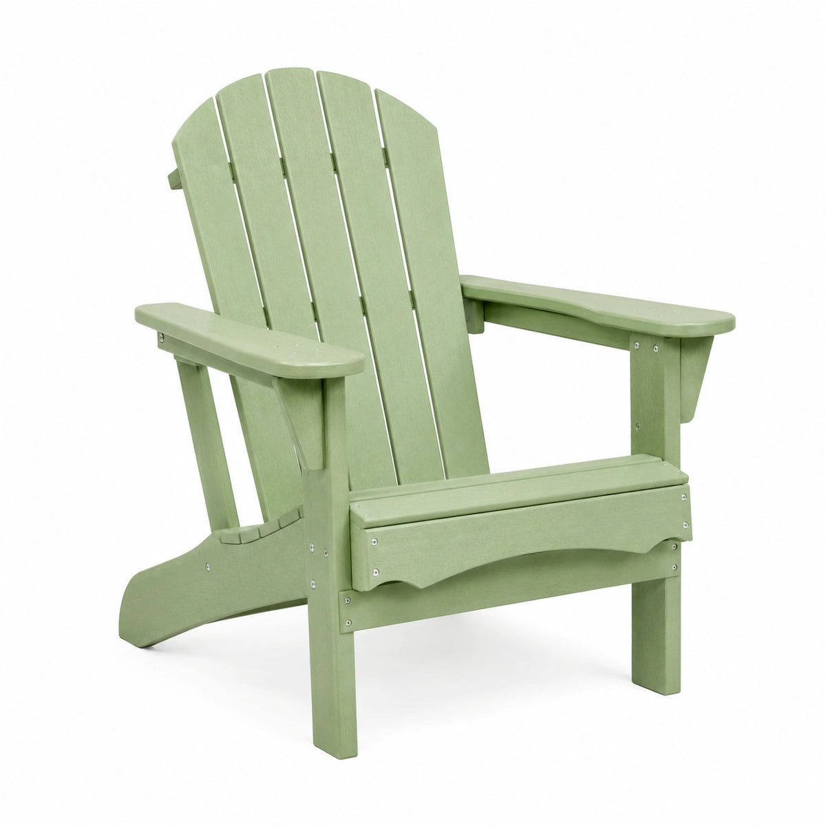 Adirondack Gartenstuhl 83 x 78 x 97 cm Kunststoff Grün mit Armlehnen – ardvaniqa